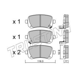 Bremsbeläge 881.0 von TRUSTING günstig für 99,81 € online kaufen