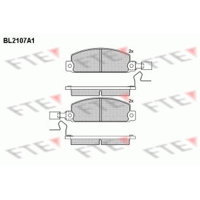 Bremsbeläge für ISUZU von FTE