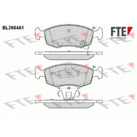 Bremsbeläge BL2684A1 von FTE günstig für 37,29 € online kaufen
