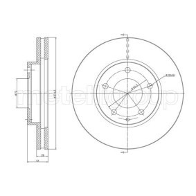 Bremsscheibe DF399 von TRUSTING günstig für 95,63 € online kaufen