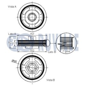 Generatorfreilauf 55377 von RUVILLE günstig für 29,92 € online kaufen