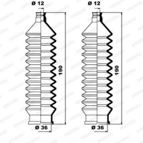 Achetez des Soufflet de direction de chez MOOG en ligne pour Metro Van / 3/5 portes (XF) à prix modérés