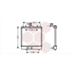 Comprar Radiador, refrigeración del motor de VAN WEZEL 52002061 a bajo precio de 149,27 €