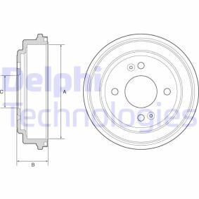 Bremstrommel BF551 von DELPHI günstig für 40,14 € online kaufen
