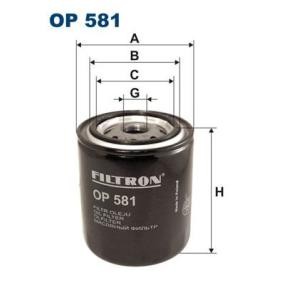 Compre Filtro de óleo da FILTRON OP 581 a um preço baixo por 7,12 €