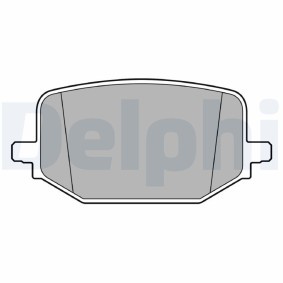 Achetez des Plaquettes de frein DELPHI LP3697 à prix pour 101,74 €