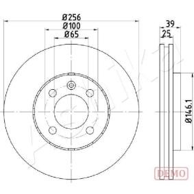 Comprar Disco de freno de ASHIKA 60-00-0951C a bajo precio de 55,22 €