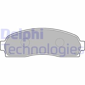 Achetez des Plaquettes de frein DELPHI LP1757 à prix pour 35,10 €