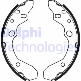 Achetez des Jeu de mâchoires de frein DELPHI LS1679 à prix pour 23,05 €