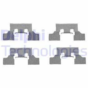 Comprar Kit de accesorios, pastillas de frenos de DELPHI LX0401 a bajo precio de 10,54 €