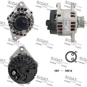 Lichtmaschine A12MA1138A2 von SIDAT günstig für 198,54 € online kaufen