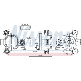Achetez des Pompe à eau additionnelle NISSENS 832171 à prix pour 136,42 €