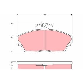 Achetez des Plaquettes de frein TRW GDB3148 à prix pour 51,08 €
