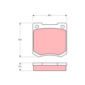 Acquista Kit pastiglie freni da TRW GDB535 a buon mercato per soli 26,38 €
