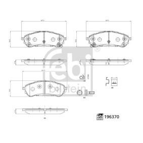 Comprar Juego de pastillas de freno de FEBI BILSTEIN 196370 a bajo precio de 39,92 €