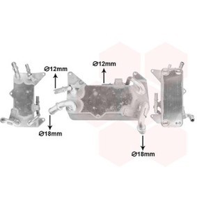 Achetez des Radiateur d'huile de boite de vitesse automatique VAN WEZEL 03013729 à prix pour 73,04 €