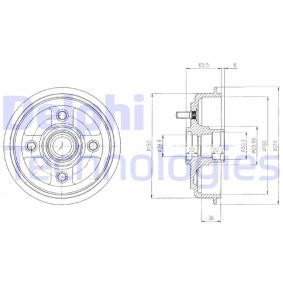 Bremstrommel BF434 von DELPHI günstig für 86,58 € online kaufen