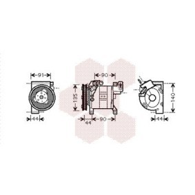 Acquista Compressore aria condizionata da VAN WEZEL 1300K323 a buon mercato per soli 979,19 €