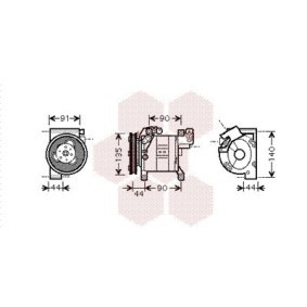 Acquista Compressore aria condizionata da VAN WEZEL 1300K322 a buon mercato per soli 856,52 €