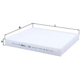 Achetez des Filtre d'habitacle MAHLE ORIGINAL LA 569 à prix pour 16,75 €