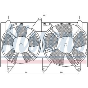 Kühlerlüfter 85611 von NISSENS günstig für 118,58 € online kaufen