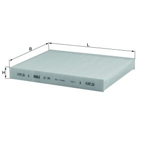 Innenraumfilter LA 144 von KNECHT günstig für 18,22 € online kaufen