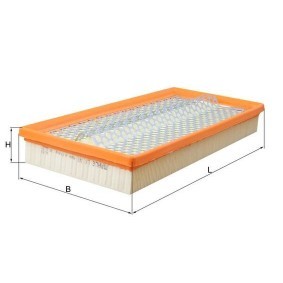 Luftfilter LX 348 von KNECHT günstig für 22,03 € online kaufen