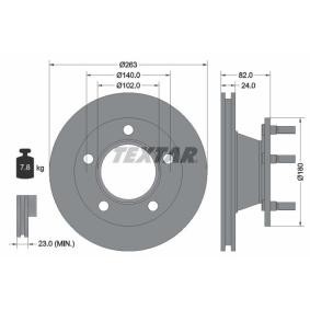 Comprar Disco de freno de TEXTAR 92087300 a bajo precio de 77,05 €