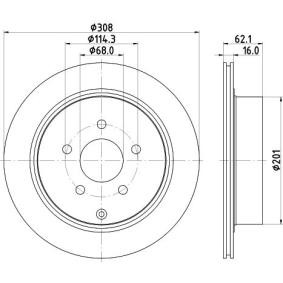 Bremsscheibe MDC1820 von MINTEX günstig für 49,23 € online kaufen