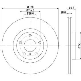 Bremsscheibe MDC1829 von MINTEX günstig für 69,87 € online kaufen