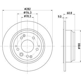 Bremsscheibe für ACURA von MINTEX