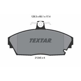 Compre Pastilhas de travão da TEXTAR 2124502 a um preço baixo por 78,46 €