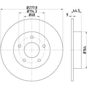 Bremsscheibe MDC1945 von MINTEX günstig für 34,95 € online kaufen