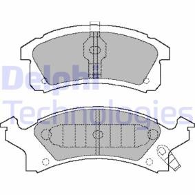 Bremsbeläge für PONTIAC von DELPHI