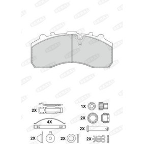 Achetez des Plaquettes de frein BERAL 2917930004170834 à prix pour 105,45 €