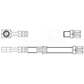 Bremsschlauch für VAUXHALL von REMSA