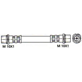 Bremsschlauch für VAUXHALL von REMSA