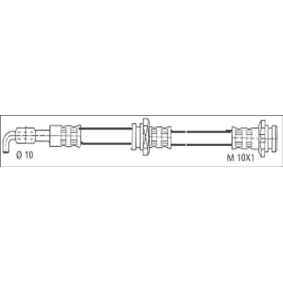 Bremsschlauch für VAUXHALL von REMSA