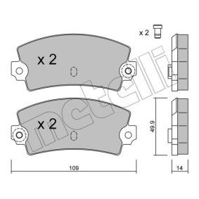 Bremsbeläge für LOTUS von METELLI