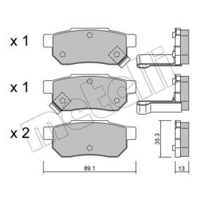 Bremsbeläge für LOTUS von METELLI