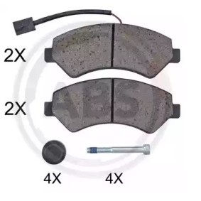 Compre Pastilhas de travão da A.B.S. 35090 a um preço baixo por 54,05 €
