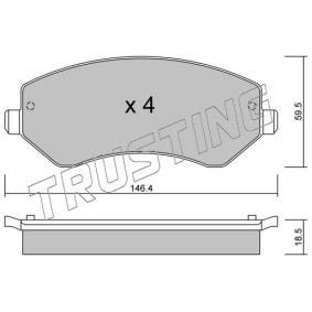 Bremsbeläge 540.0 von TRUSTING günstig für 108,73 € online kaufen