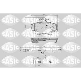 Acquista Kit pastiglie freni da SASIC 6214010 a buon mercato per soli 33,64 €