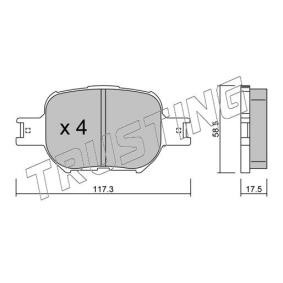 Bremsbeläge 630.0 von TRUSTING günstig für 86,70 € online kaufen