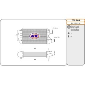 Köp Intercooler av AHE 709.009 till det låga priset 2606,07 kr