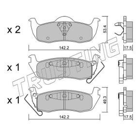 Bremsbeläge 736.0 von TRUSTING günstig für 122,89 € online kaufen