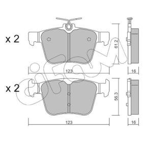 VOLKSWAGEN Bremsbeläge von CIFAM