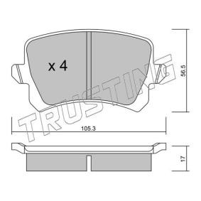 Bremsbeläge 822.0 von TRUSTING günstig für 86,25 € online kaufen