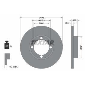Bremsscheibe 92100303 von TEXTAR günstig für 41,43 € online kaufen