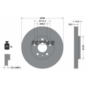 Achetez des Disque de frein TEXTAR 92268803 à prix pour 91,42 €